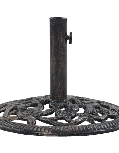 Încărcați imaginea în vizualizatorul Galerie, Bază de umbrelă, bronz, 12 kg, 48 cm, fontă Lando - Lando
