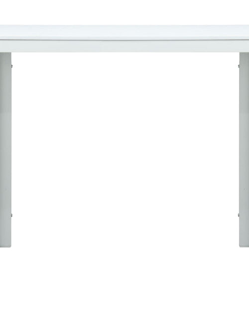 Загрузите изображение в средство просмотра галереи, Măsuță de cafea, alb, 78x78x74 cm, HDPE, aspect lemn Lando - Lando
