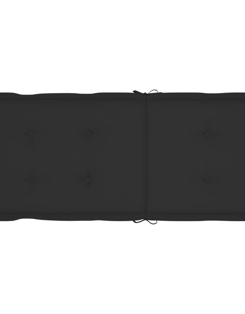 Încărcați imaginea în vizualizatorul Galerie, Perne scaun de grădină, 4 buc., negru, 120x50x3 cm Lando - Lando
