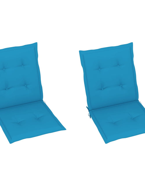 Încărcați imaginea în vizualizatorul Galerie, Perne pentru scaun de grădină, 2 buc., albastru, 100x50x3 cm Lando - Lando
