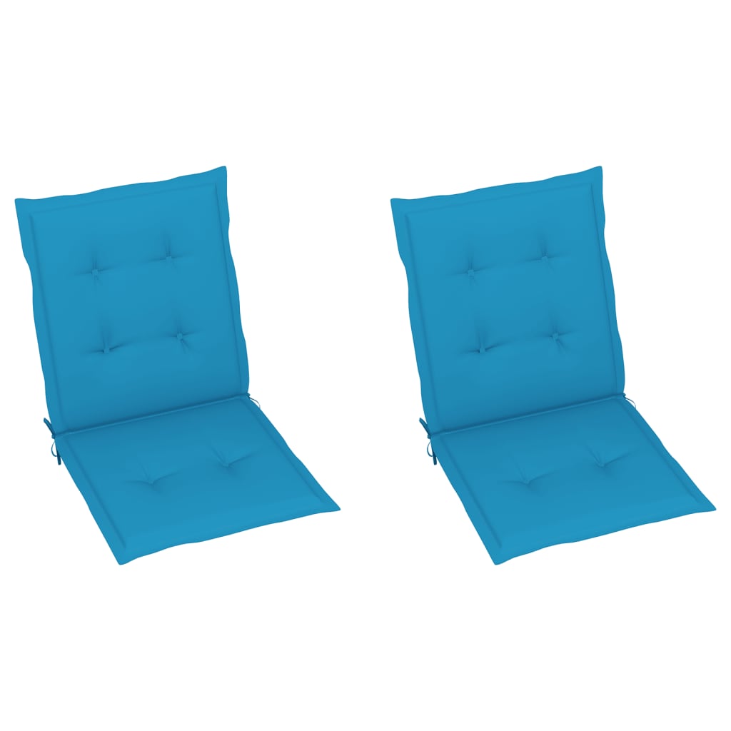 Perne pentru scaun de grădină, 2 buc., albastru, 100x50x3 cm Lando - Lando