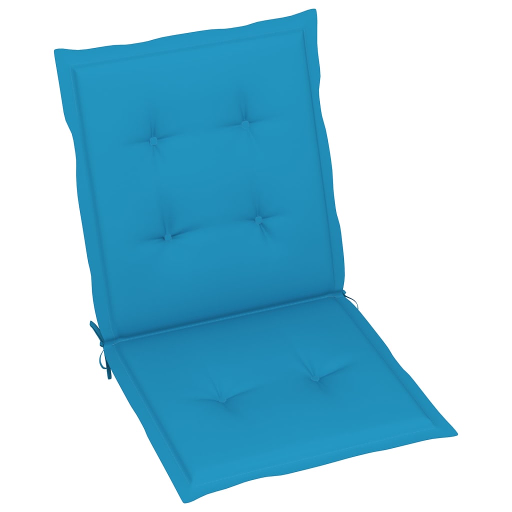Perne pentru scaun de grădină, 2 buc., albastru, 100x50x3 cm Lando - Lando