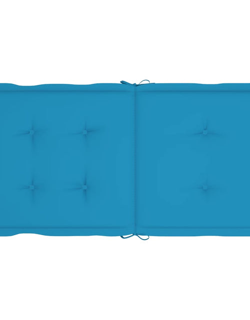Загрузите изображение в средство просмотра галереи, Perne pentru scaun de grădină, 2 buc., albastru, 100x50x3 cm Lando - Lando
