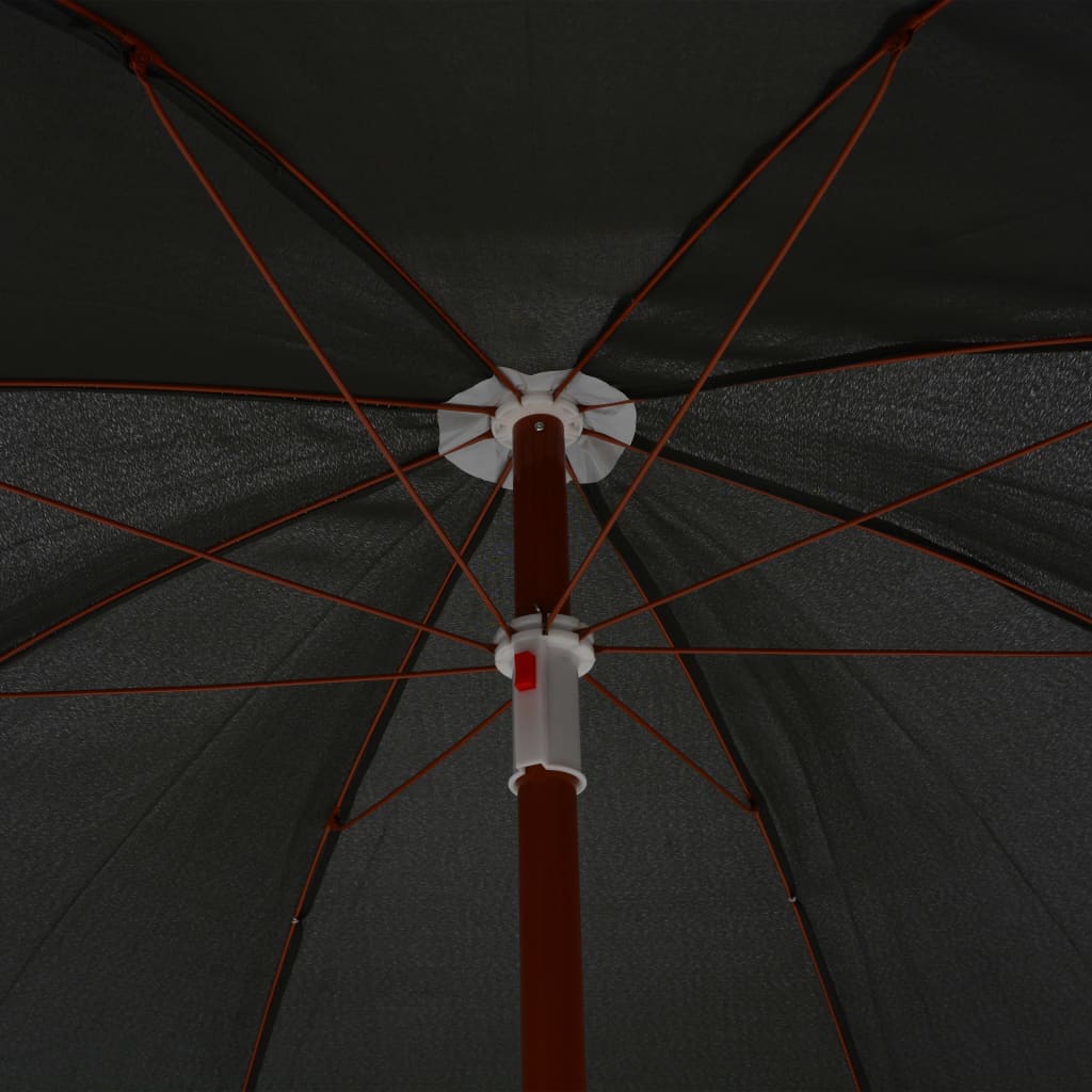 Umbrelă de soare cu stâlp din oțel, antracit, 180 cm Lando - Lando