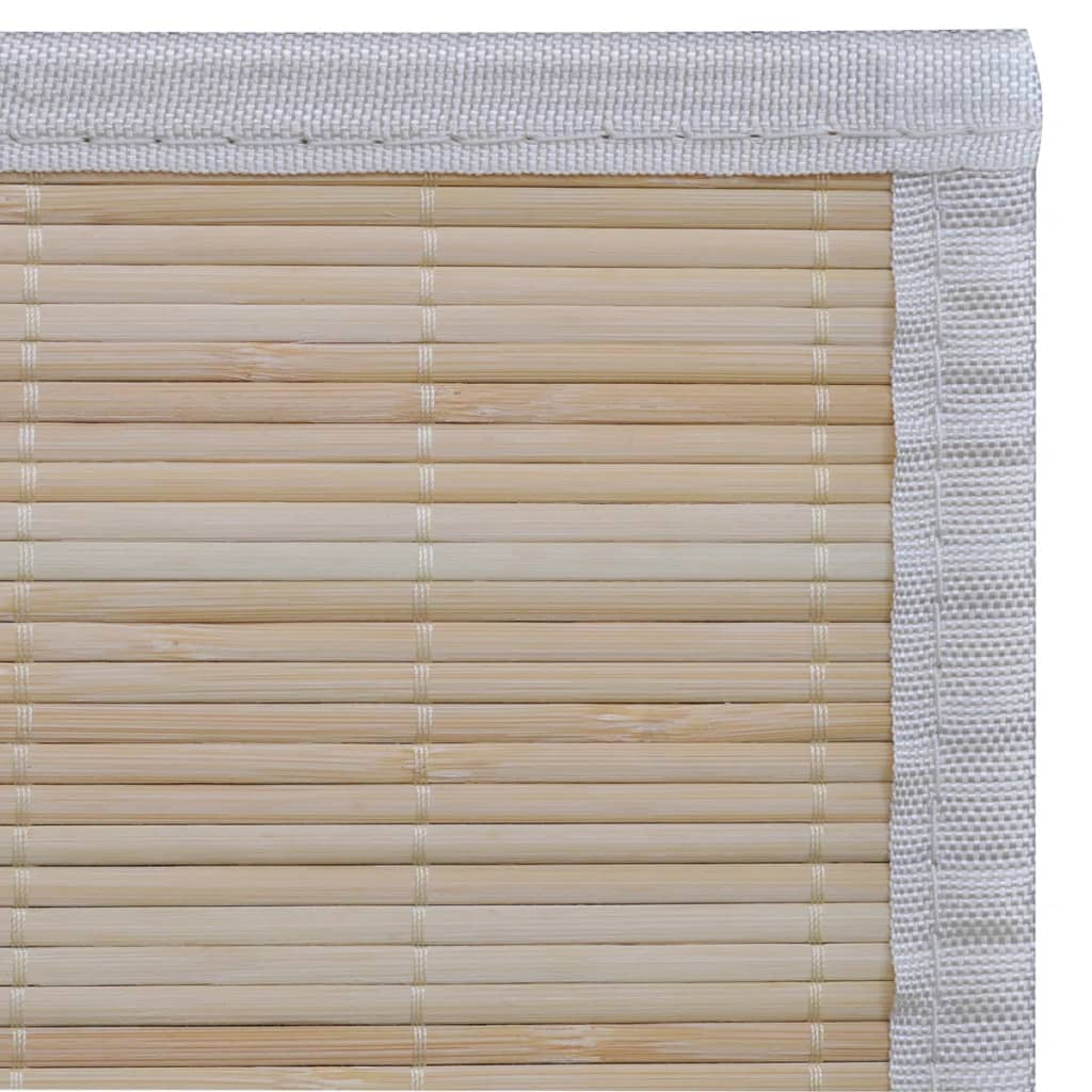 Covoare de bambus natural, 2 buc., 120x180 cm, dreptunghiulare Lando - Lando