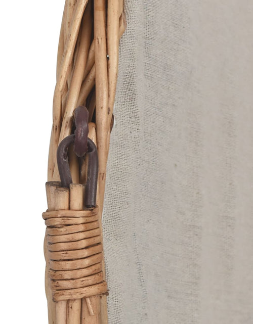 Încărcați imaginea în vizualizatorul Galerie, Coș pentru lemne de foc cu mâner, maro 61,5x46,5x58 cm salcie Lando - Lando

