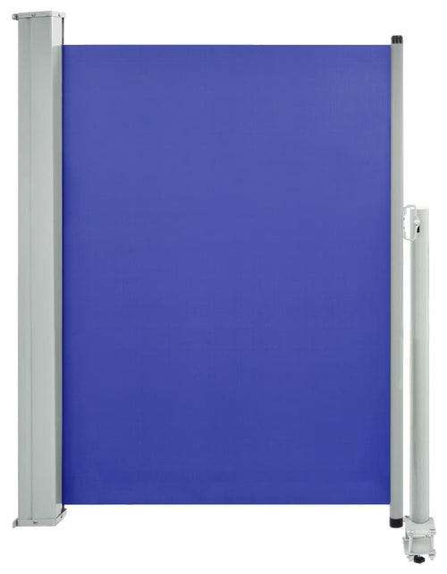 Загрузите изображение в средство просмотра галереи, Copertină laterală retractabilă terasă, albastru, 100x300 cm - Lando

