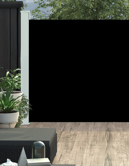 Загрузите изображение в средство просмотра галереи, Copertină laterală retractabilă de terasă, negru, 170 x 300 cm - Lando
