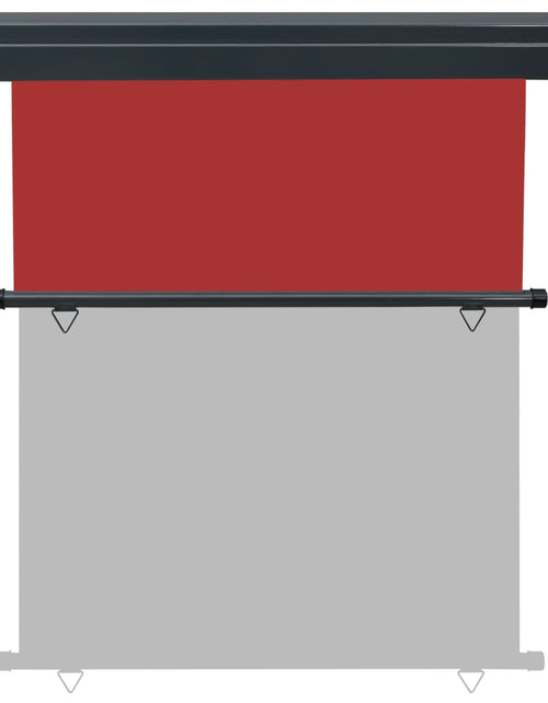 Încărcați imaginea în vizualizatorul Galerie, Copertină laterală de balcon, roșu, 140 x 250 cm - Lando
