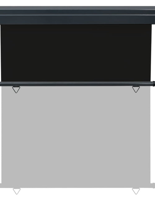 Загрузите изображение в средство просмотра галереи, Copertină laterală de balcon, negru, 160 x 250 cm - Lando
