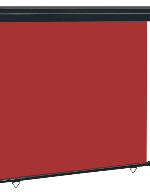 Încărcați imaginea în vizualizatorul Galerie, Copertină laterală de balcon, roșu, 160 x 250 cm - Lando
