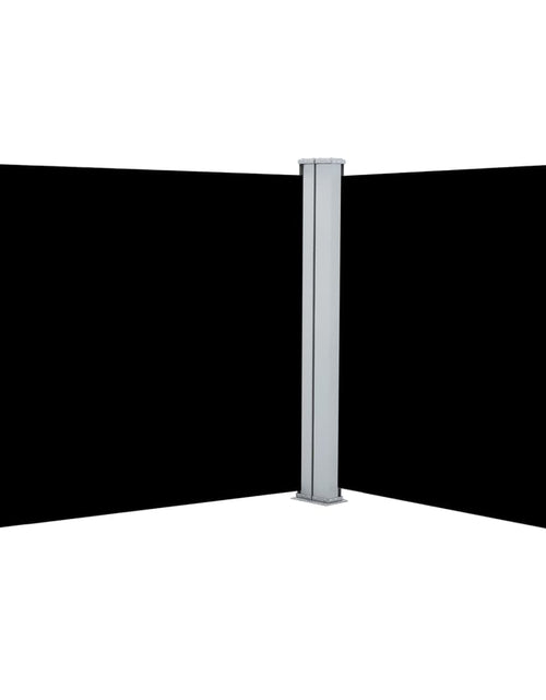 Загрузите изображение в средство просмотра галереи, Copertină laterală retractabilă, negru, 100 x 600 cm - Lando
