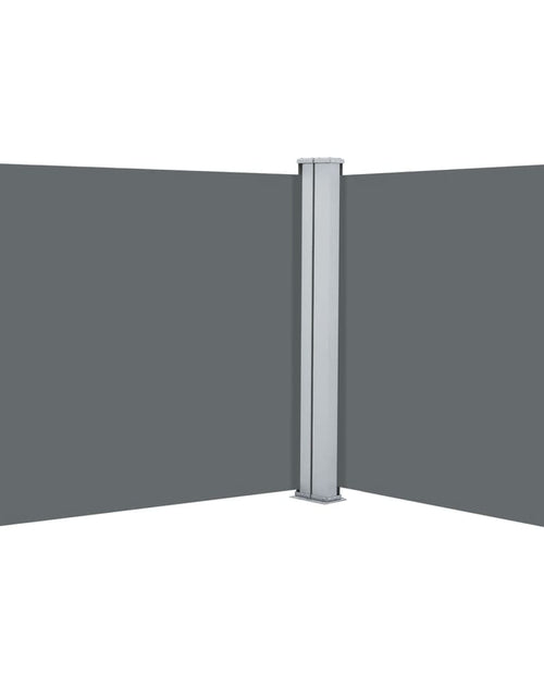 Încărcați imaginea în vizualizatorul Galerie, Copertină laterală retractabilă, antracit, 100 x 600 cm - Lando

