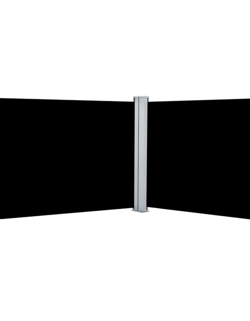 Загрузите изображение в средство просмотра галереи, Copertină laterală retractabilă, negru, 100 x 1000 cm - Lando
