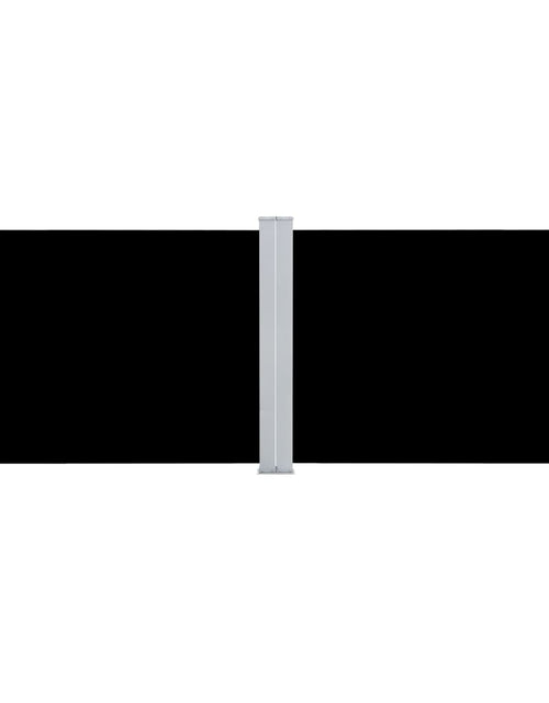 Загрузите изображение в средство просмотра галереи, Copertină laterală retractabilă, negru, 140 x 1000 cm - Lando
