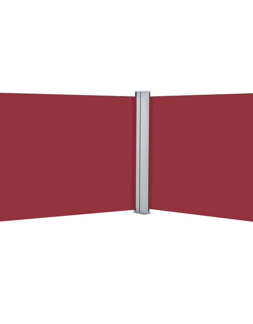 Загрузите изображение в средство просмотра галереи, Copertină laterală retractabilă, roșu, 140 x 1000 cm - Lando
