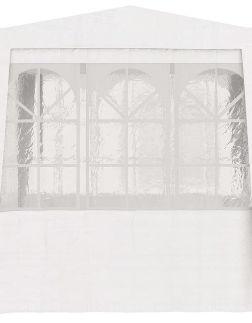 Încărcați imaginea în vizualizatorul Galerie, Cort petrecere profesional cu pereți, alb, 2,5 x 2,5 m 90 g/m² - Lando
