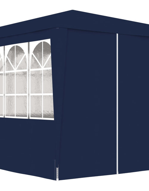 Încărcați imaginea în vizualizatorul Galerie, Cort petrecere cu pereți, albastru, 2,5 x 2,5 m, 90 g/m² - Lando

