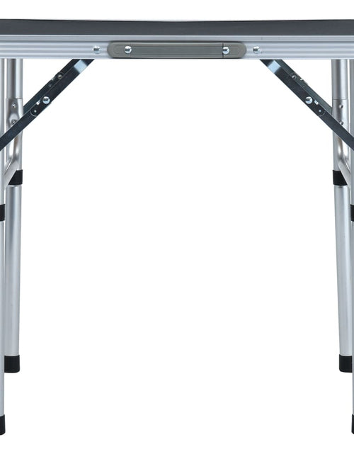 Загрузите изображение в средство просмотра галереи, Masă de camping pliabilă, gri, 60 x 45 cm, aluminiu - Lando
