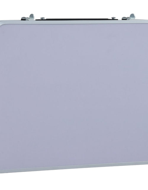Încărcați imaginea în vizualizatorul Galerie, Masă de camping pliabilă, alb, 60 x 40 cm, aluminiu - Lando
