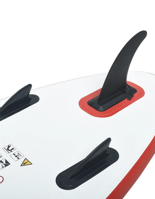 Încărcați imaginea în vizualizatorul Galerie, Set placă stand up paddle SUP surf gonflabilă, roșu și alb Lando - Lando
