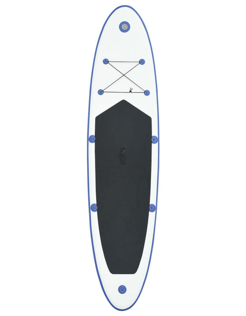 Încărcați imaginea în vizualizatorul Galerie, Set placă stand up paddle SUP surf gonflabilă, albastru și alb Lando - Lando
