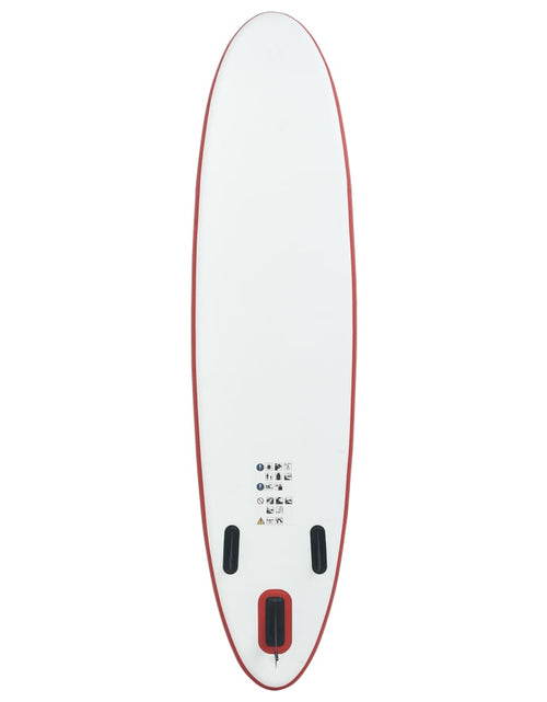 Încărcați imaginea în vizualizatorul Galerie, Set placă stand up paddle SUP surf gonflabilă, roșu și alb - Lando
