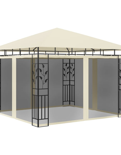 Încărcați imaginea în vizualizatorul Galerie, Pavilion cu plasă anti-țânțari, crem, 3x3x2,73 m, 180 g/m² Lando - Lando
