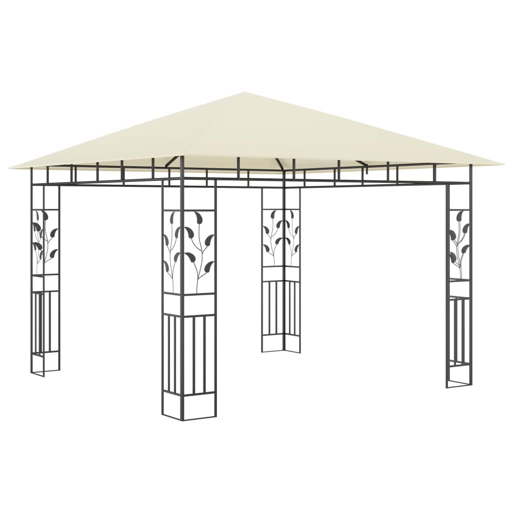 Pavilion cu plasă anti-țânțari, crem, 3x3x2,73 m, 180 g/m² Lando - Lando