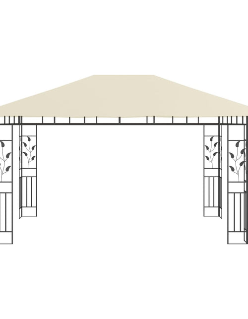 Încărcați imaginea în vizualizatorul Galerie, Pavilion cu plasă anti-țânțari, crem, 4x3x2,73 m, 180 g/m² Lando - Lando
