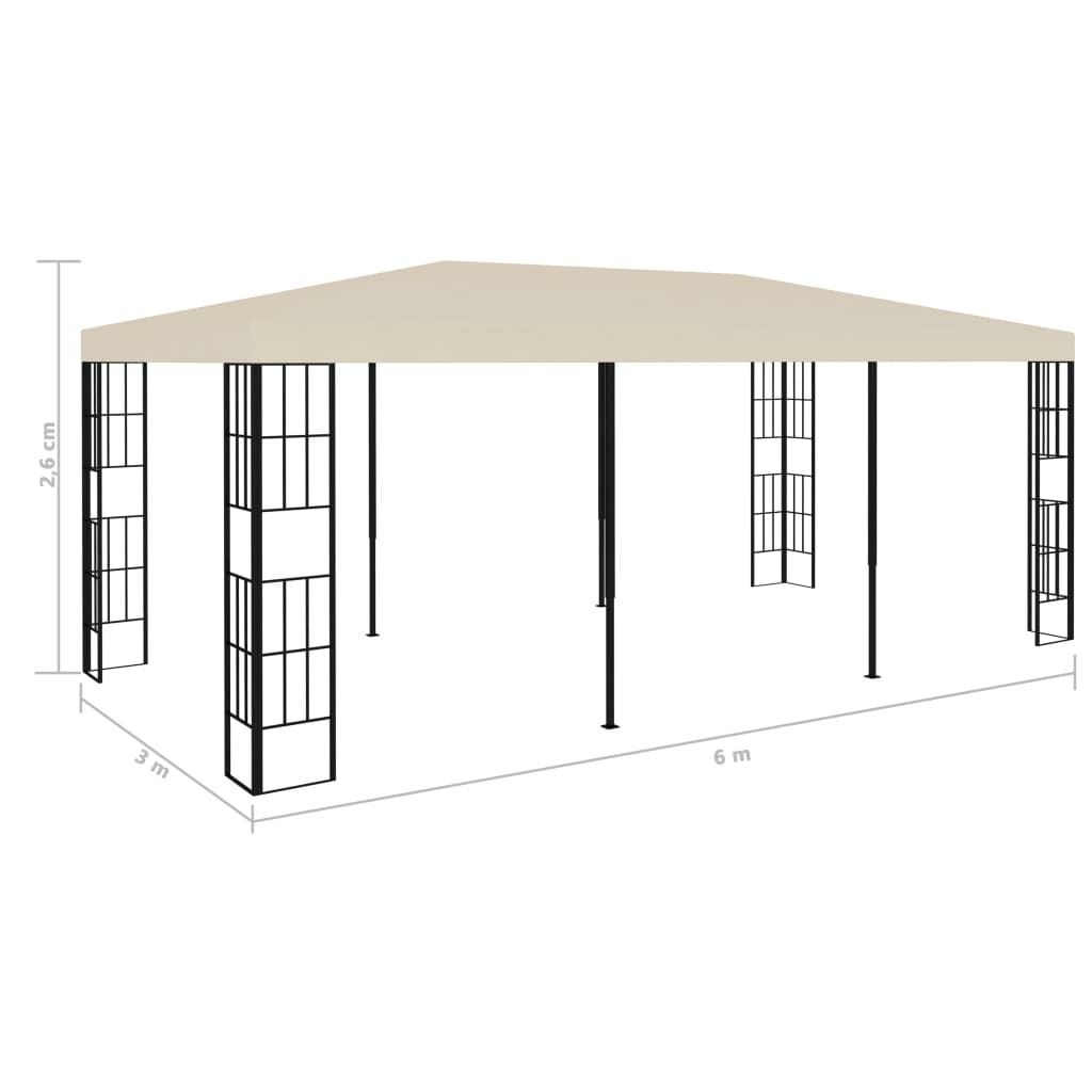 Pavilion, crem, 3 x 6 m Lando - Lando