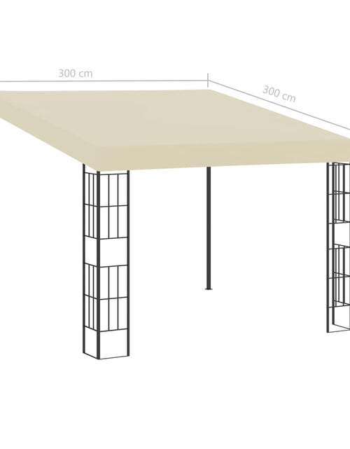 Загрузите изображение в средство просмотра галереи, Pavilion de perete, crem, 3 x 3 m, material textil Lando - Lando
