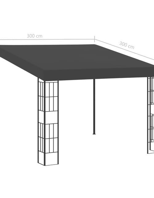 Загрузите изображение в средство просмотра галереи, Pavilion de perete, antracit, 3 x 3 m, material textil Lando - Lando
