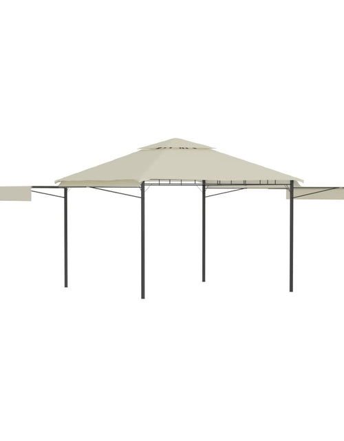 Încărcați imaginea în vizualizatorul Galerie, Pavilion cu acoperiș dublu extins, 3x3x2,75 m, crem, 180 g/m² Lando - Lando
