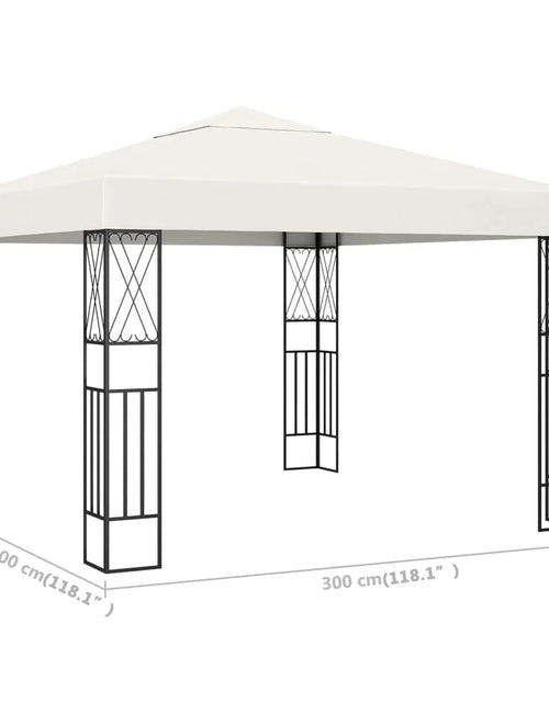 Загрузите изображение в средство просмотра галереи, Pavilion, crem, 3 x 3 m, material textil Lando - Lando
