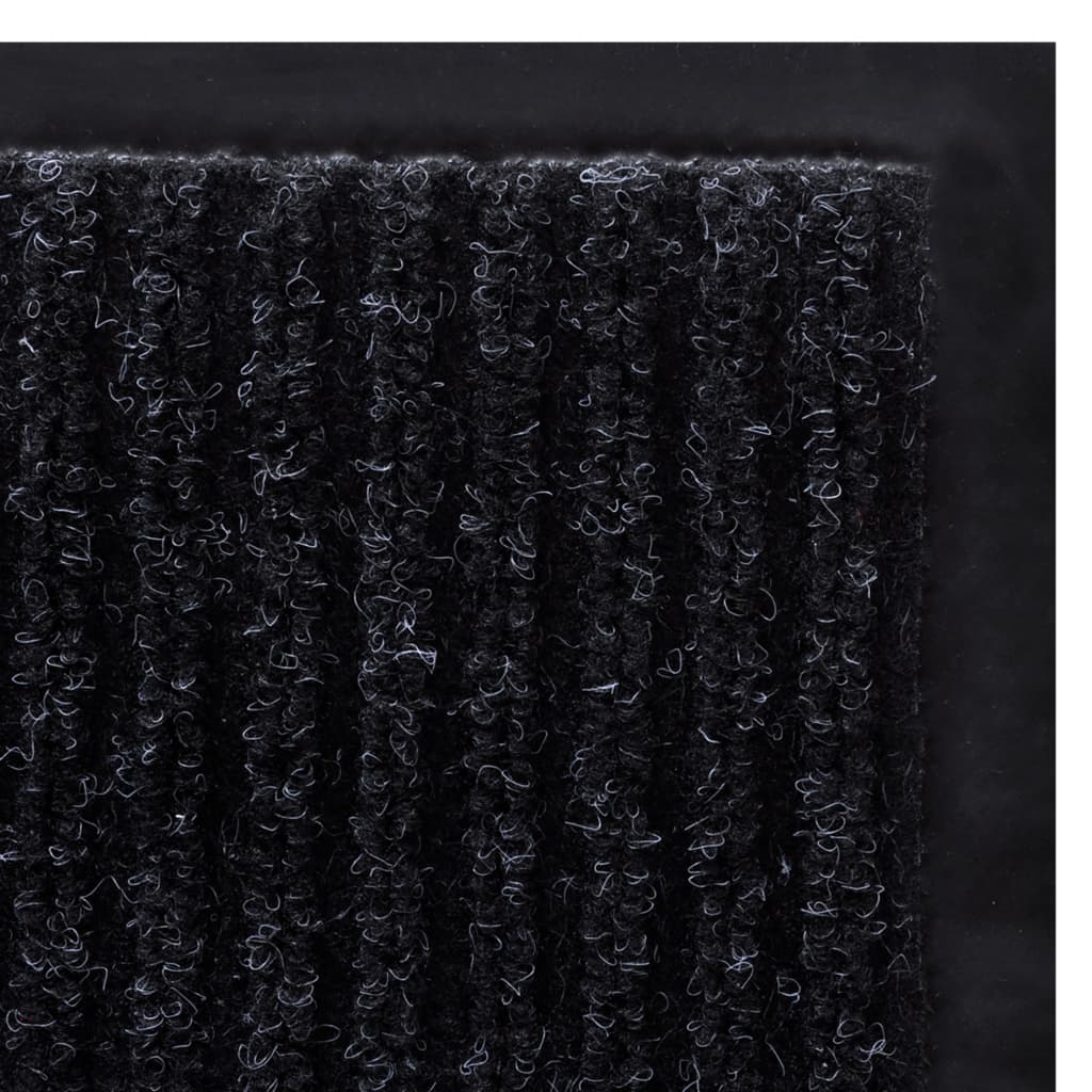 Covoraș de ușă, negru, 117x220 cm, PVC - Lando