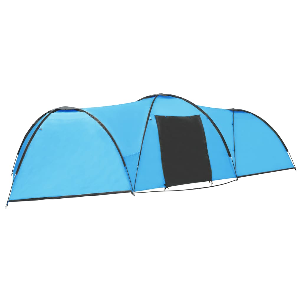 Cort camping tip iglu, 8 persoane, albastru, 650x240x190 cm Lando - Lando