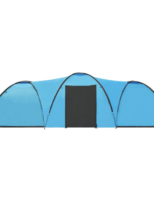 Încărcați imaginea în vizualizatorul Galerie, Cort camping tip iglu, 8 persoane, albastru, 650x240x190 cm Lando - Lando
