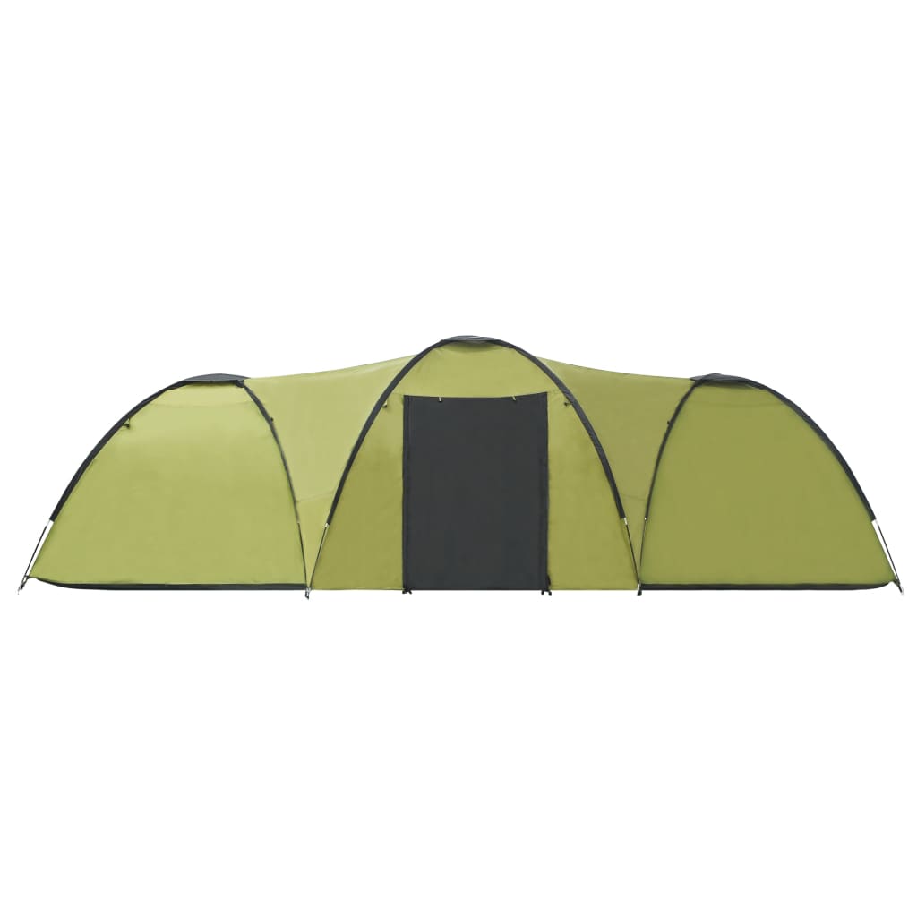 Cort camping tip iglu, 8 persoane, verde, 650 x 240 x 190 cm Lando - Lando