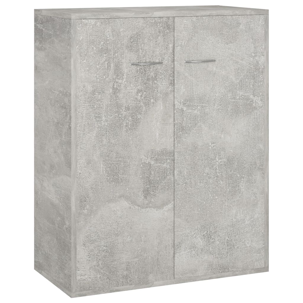 Servantă, gri beton, 60x30x75 cm, PAL - Lando