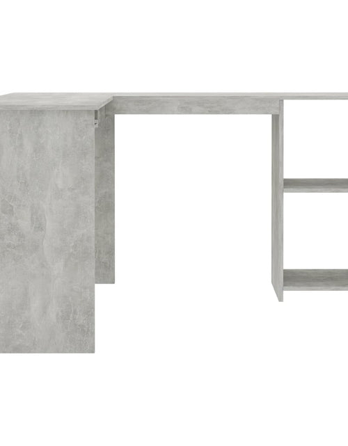 Încărcați imaginea în vizualizatorul Galerie, Birou de colț în formă de L, gri beton, 120 x 140 x 75 cm, PAL - Lando
