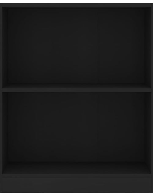Încărcați imaginea în vizualizatorul Galerie, Bibliotecă, negru, 60x24x74,5 cm, lemn compozit Lando - Lando
