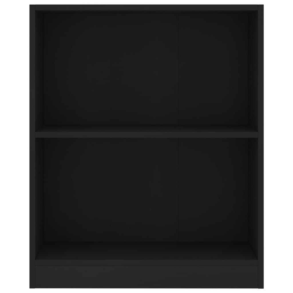 Bibliotecă, negru, 60x24x74,5 cm, lemn compozit Lando - Lando