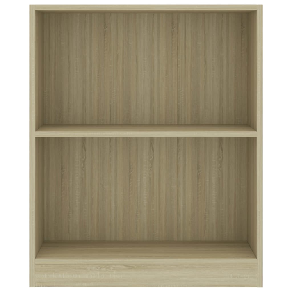 Bibliotecă, stejar sonoma, 60x24x74,5 cm, lemn compozit Lando - Lando