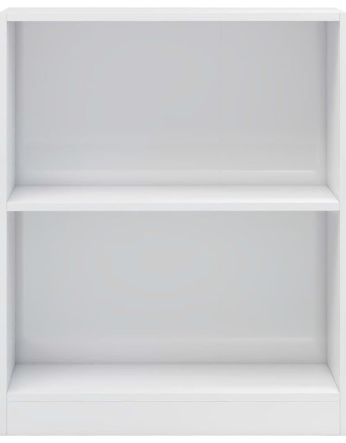 Încărcați imaginea în vizualizatorul Galerie, Bibliotecă, alb extralucios, 60x24x74,5 cm, lemn compozit Lando - Lando
