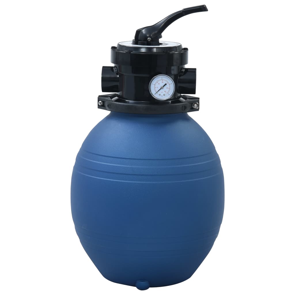 Filtru cu nisip pentru piscină supapă 4 poziții albastru 300 mm Lando - Lando