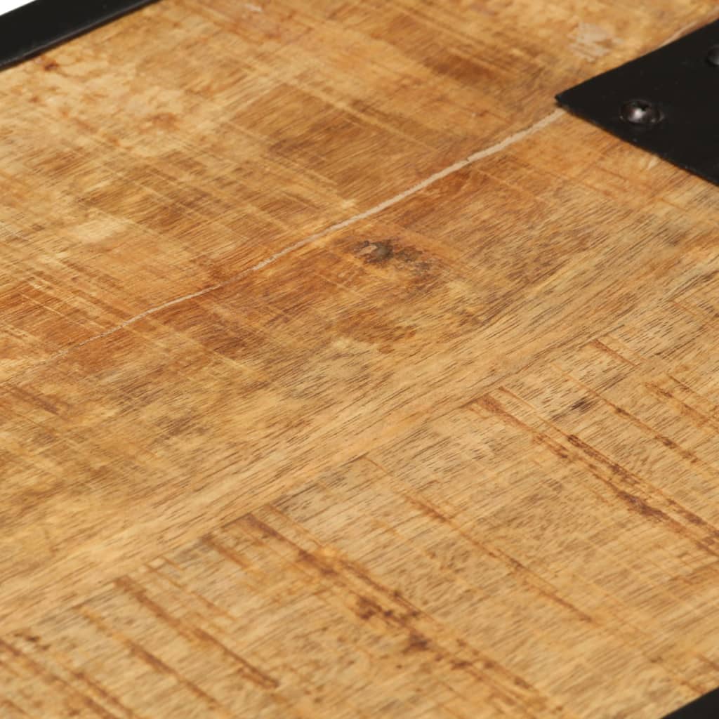 Noptieră, 43 x 30 x 51 cm, lemn masiv de mango nefinisat - Lando