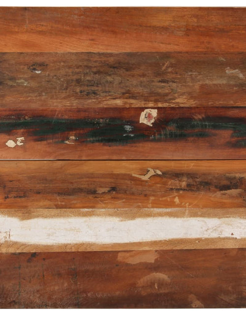Загрузите изображение в средство просмотра галереи, Blat de masă pătrat, 70 x 70 cm, lemn masiv reciclat, 25-27 mm - Lando
