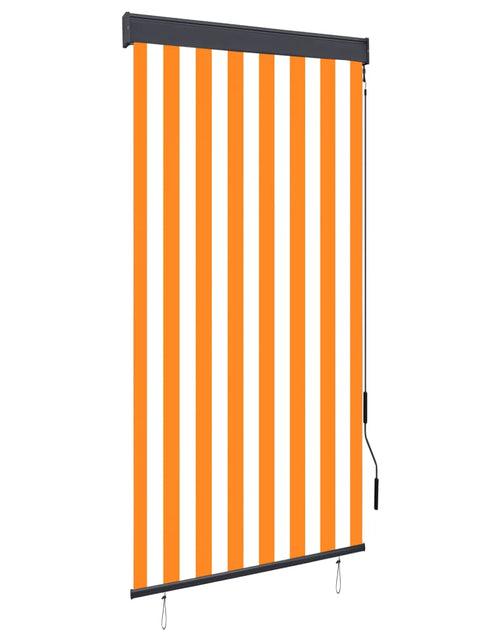 Încărcați imaginea în vizualizatorul Galerie, Jaluzea tip rulou de exterior, alb și portocaliu, 80 x 250 cm. Lando - Lando
