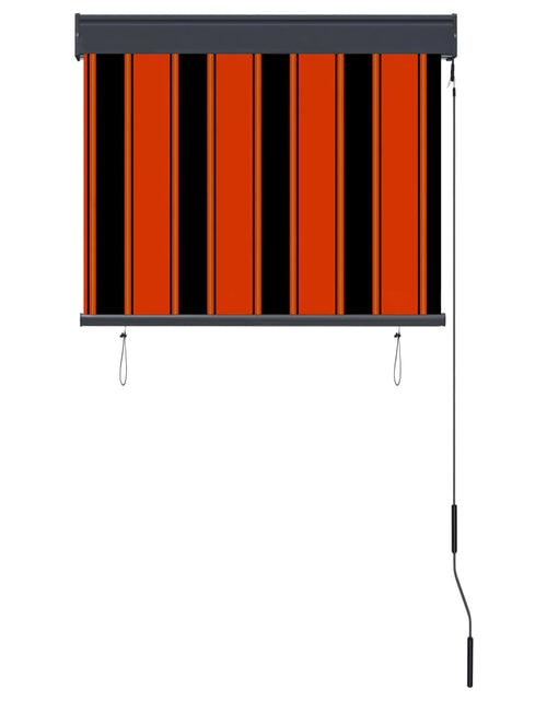 Загрузите изображение в средство просмотра галереи, Jaluzea tip rulou de exterior, portocaliu și maro, 80 x 250 cm Lando - Lando
